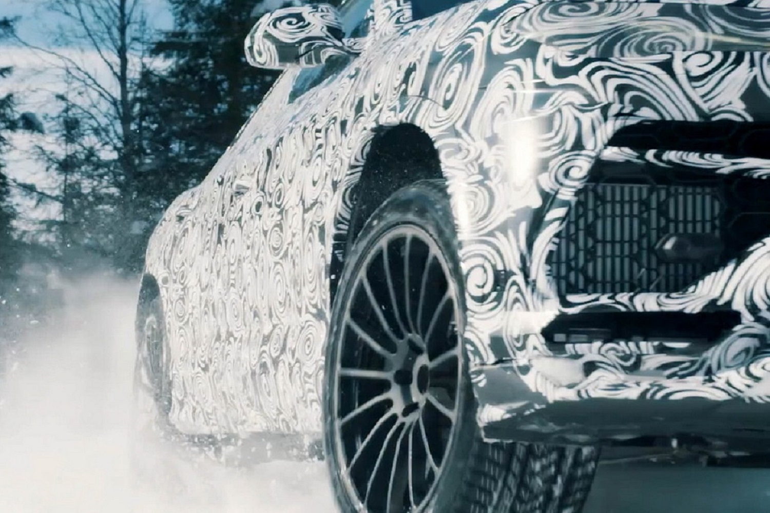 Lamborghini Urus Вождение по Снегу